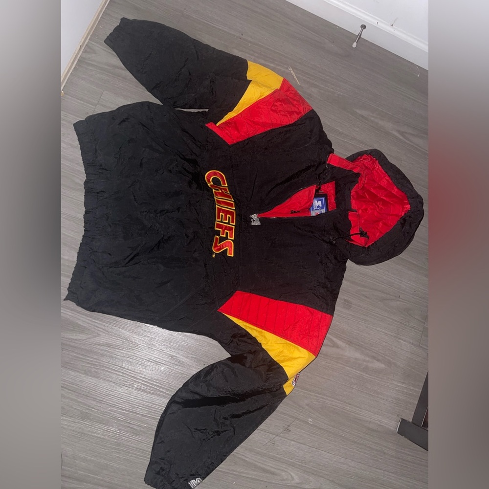 Vintage 90s Kansas City Chiefs Starter Jacket
Half Zipper Size XL